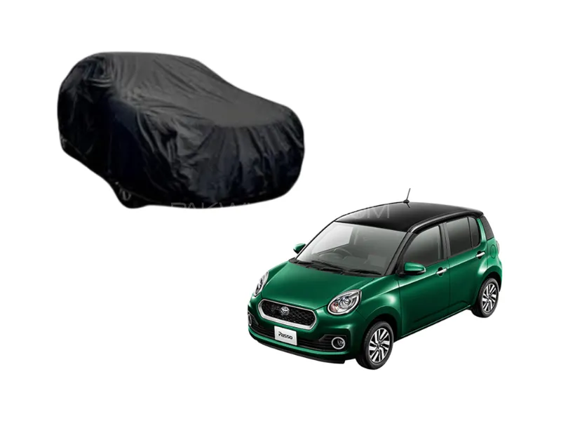 Toyota Passo 2017-2020 Black Coat Parachute Top Cover Image-1