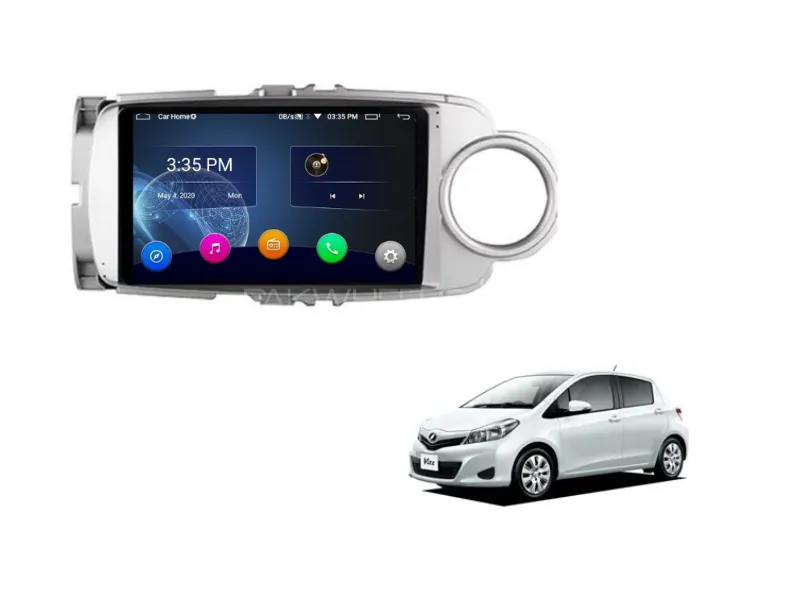 Toyota Vitz Android Panel For 2010-2014 Image-1