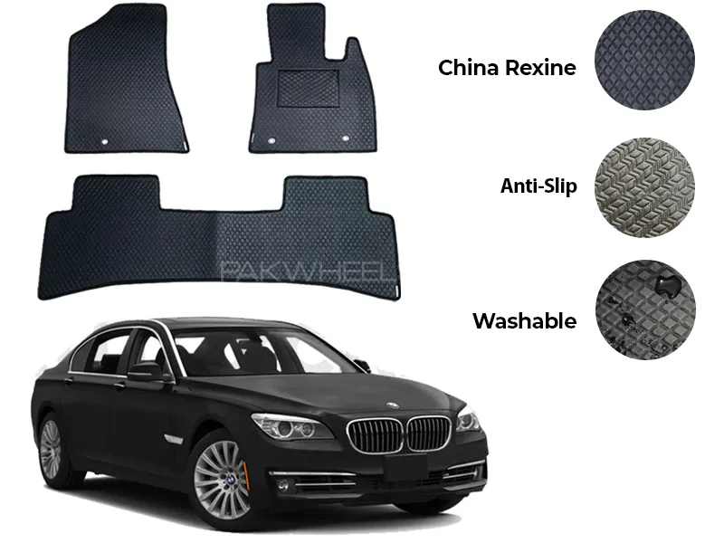 BMW 7 Series China Rexine Floor Mat 5PCS - Model 2009-2015 Image-1