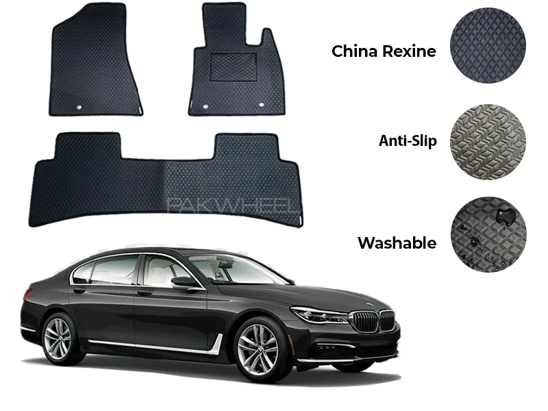 BMW 7 Series China Rexine Floor Mat 5PCS - Model 2016-2022 Image-1