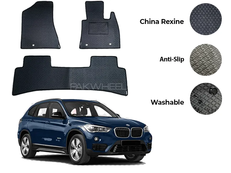 BMW X1 China Rexine Floor Mat 4PCS - Model 2016-2025 Image-1