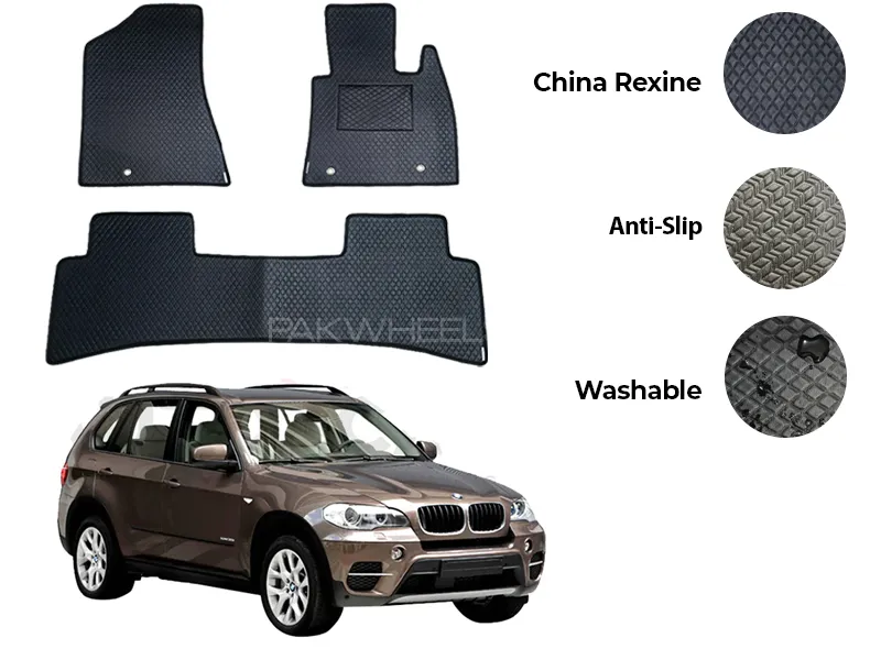BMW X5 Series China Rexine Floor Mat 4PCS - Model 2006-2013 Image-1