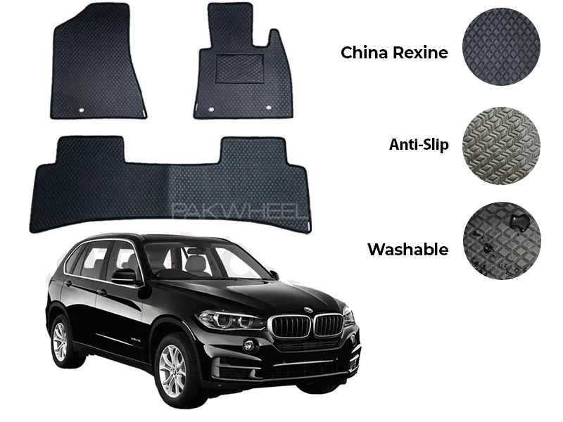 BMW X5 Series China Rexine Floor Mat 4PCS - Model 2013-2018 Image-1