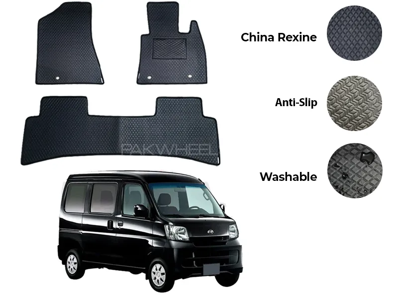 Daihatsu Hijet China Rexine Floor Mat 4PCS - Model 2010-2014 Image-1