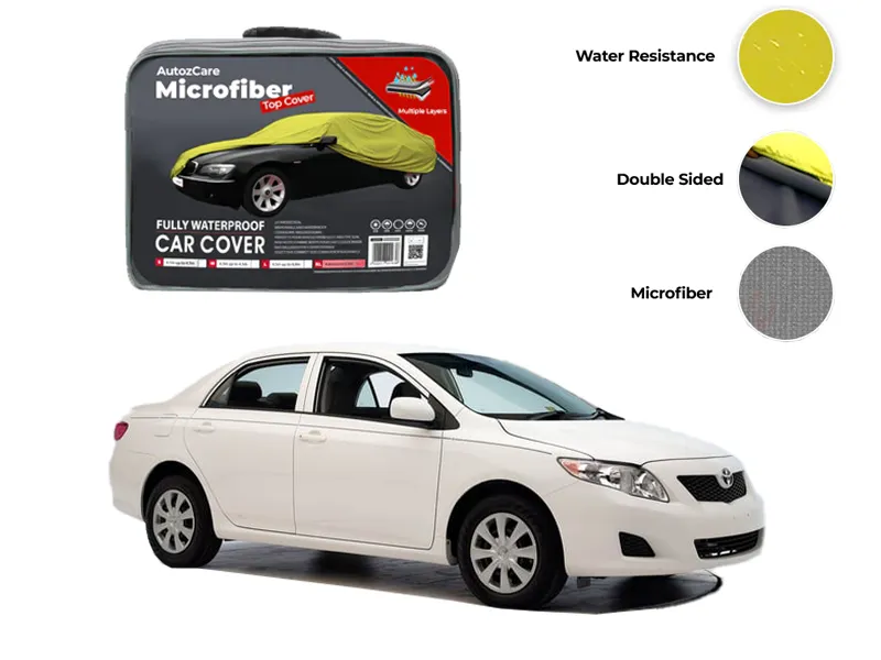 Toyota Corolla Microfiber Car Top Cover - Model 2009-2013 Image-1