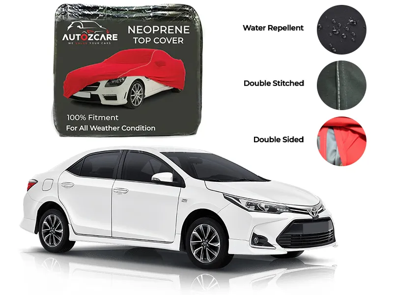 Toyota Corolla Neoprene Top Cover - Model 2014-2025 Image-1