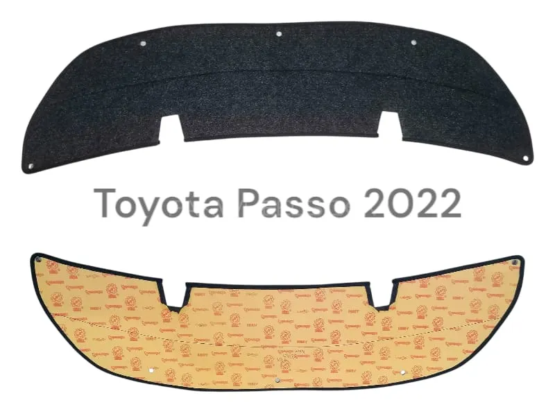 Toyota Passo Moda 2022 Bonnet Hood Insulator Liner Pad Shield Heat Protector (Namda) Toyota Passo Moda 2022 Bonnet Hood Insulator Liner Pad Shield Heat Protector (Namda) Image-2