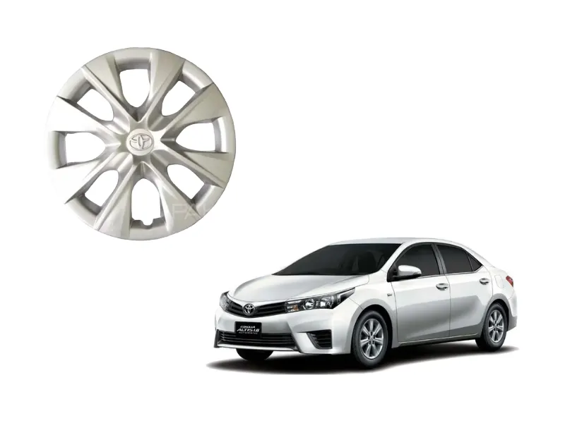 4PCS Toyota Corolla 2014-2019 Wheel Cap 15inch Image-1