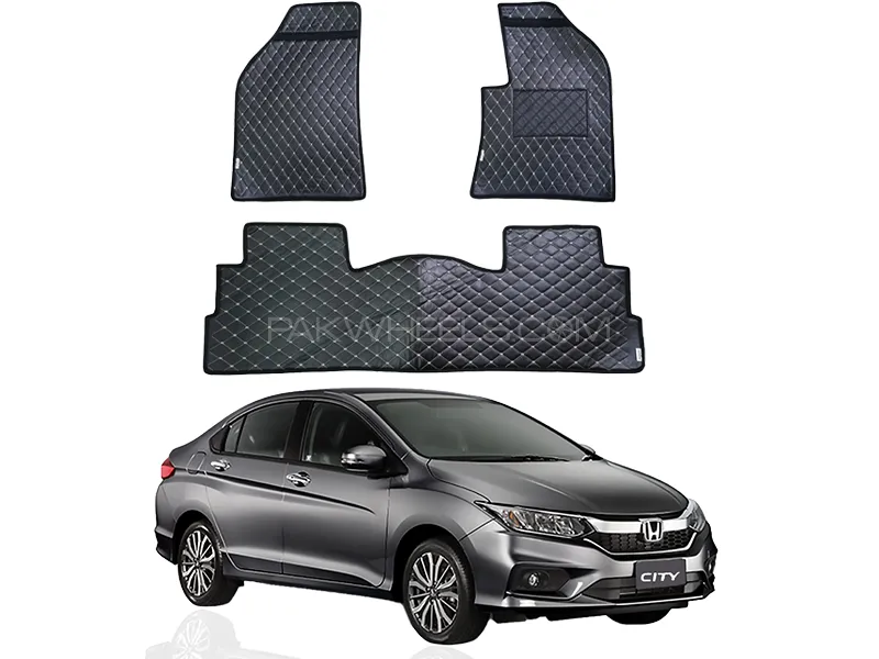 Honda City 2022-2025 7D Floor Mat ( Flat Style ) Image-1