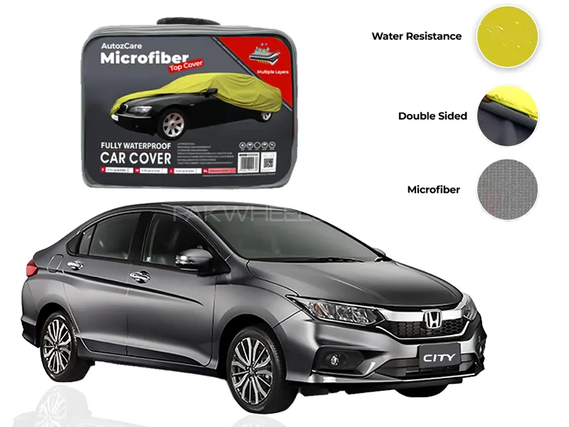 Honda City Microfiber Car Top Cover - Model 2022-2025 Image-1