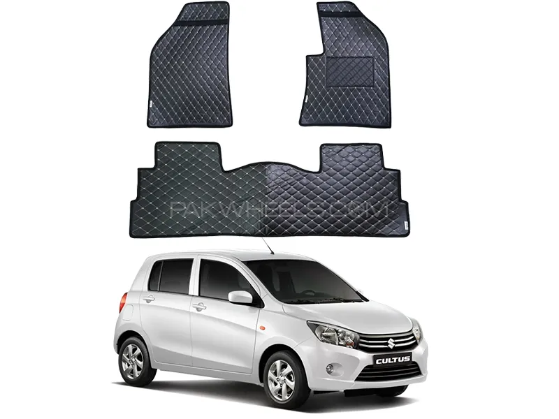 Suzuki Swift 7D Floor Mat ( Flat Style ) - Model 2022-2025 | Fully Customized 7D Floor Mat Image-1
