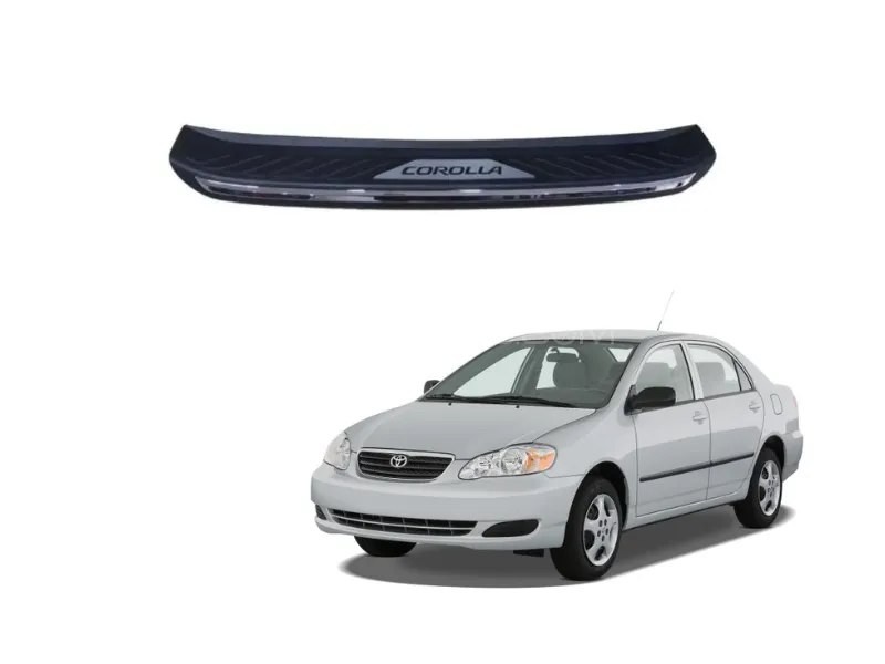 Toyota Corolla 2002-2008 Rear Bumper Protector Image-1