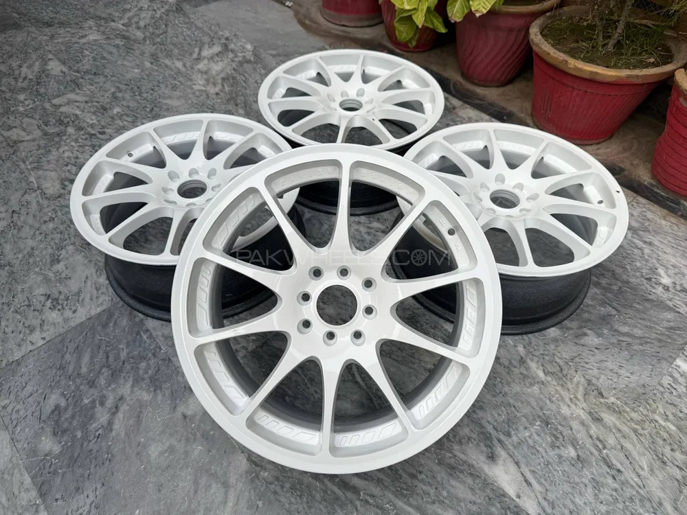 BSA TOP RACING 17 inch 4 nut multi pcd rims Image-1