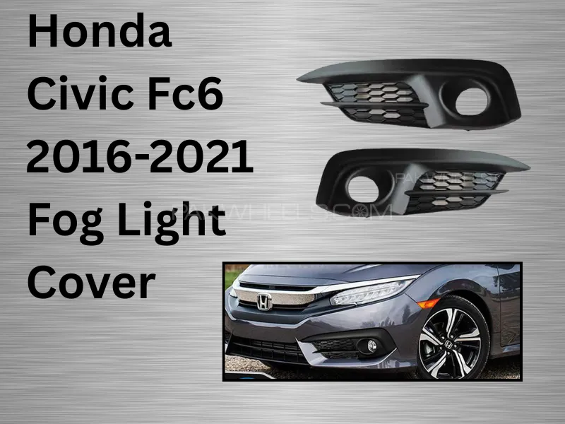 Honda Civic Fc6 2016-2021 Fog Light Cover  Image-1