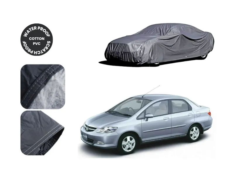 Zingfix Honda City 2004-2008 Premium Waterproof Top Cover – Dust & Scratch Protection Image-1