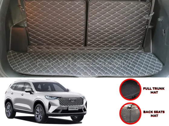 Haval H6 Custom Car Complete 7D Cabine Mat | Complete 7d Trunk Room Mat- Model 2021-2025 Image-1
