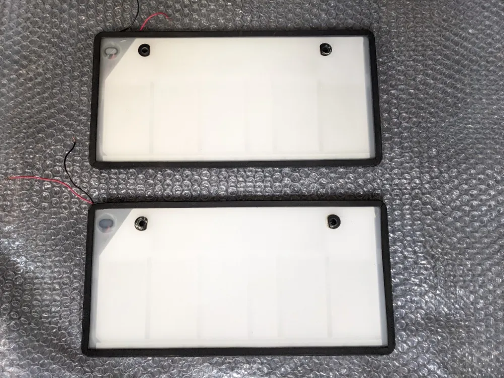 Jdm lightening LED license plate frames pair for sale Image-1