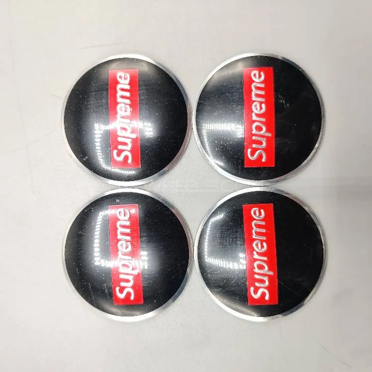 Universal 5.6mm Metal patri Wheel Logo in Premium Quality 4 Pcs Set Image-1