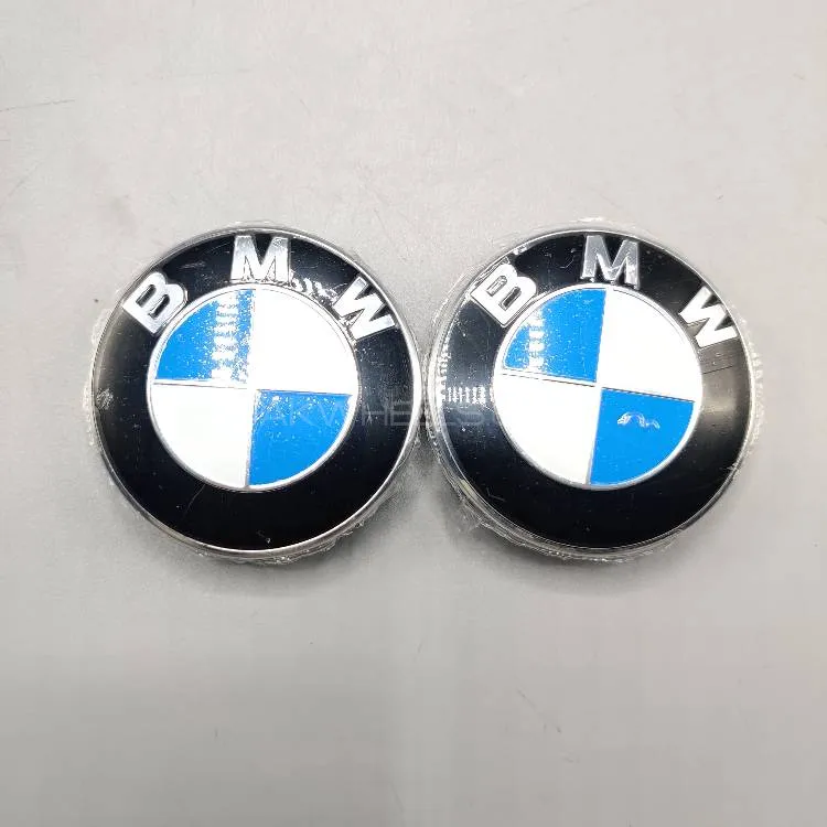 Universal 6.5mm ABS Material Wheel Logo in Premium Quality 4 Pcs Set Image-1