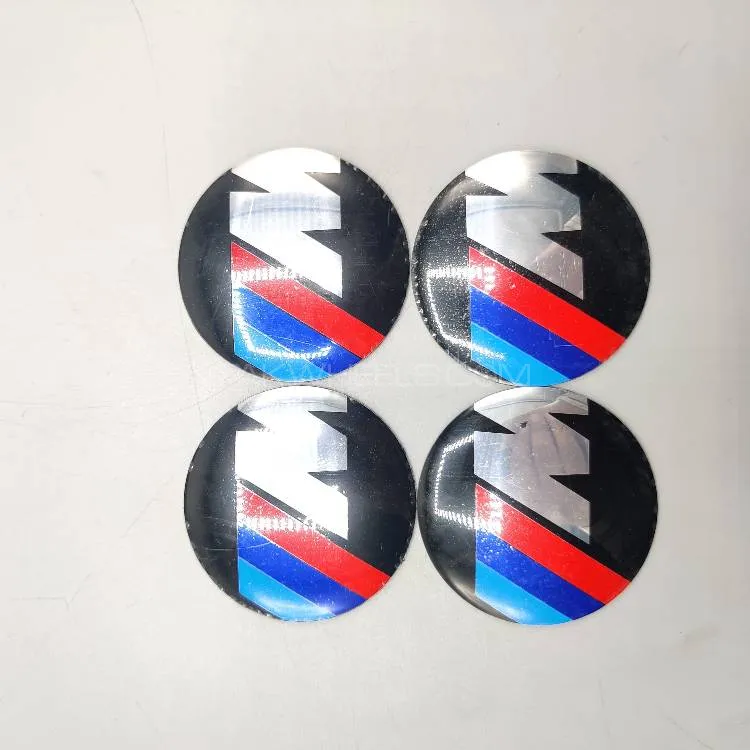 Universal 6.5mm Metal patri Wheel Logo in Premium Quality 4 Pcs Set Image-1