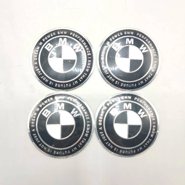 Universal 7.5mm Metal patri Wheel Logo in Premium Quality 4 Pcs Set Image-1