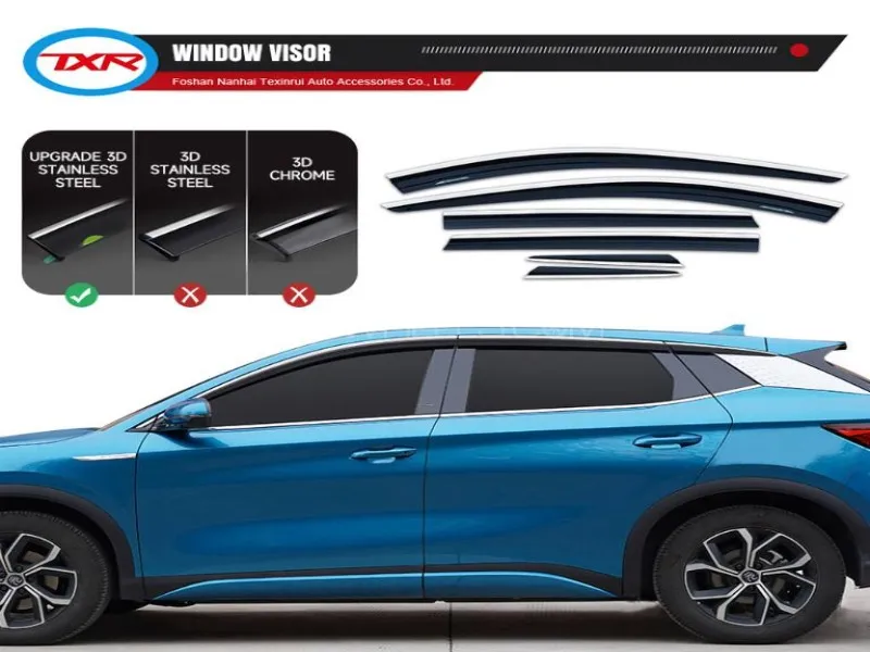 BYD Atto 3 Door Visors TXR - 6pcs Image-1