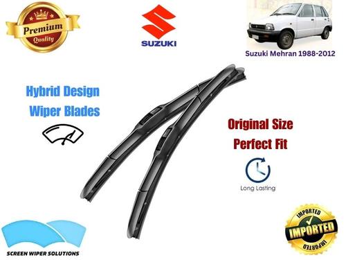Suzuki Mehran 1988-2012 Aero Design Soft Wiper Blade set - Premium Quality Suzuki Mehran 1988-2012 Aero Design Soft Wiper Blade set - Premium Quality