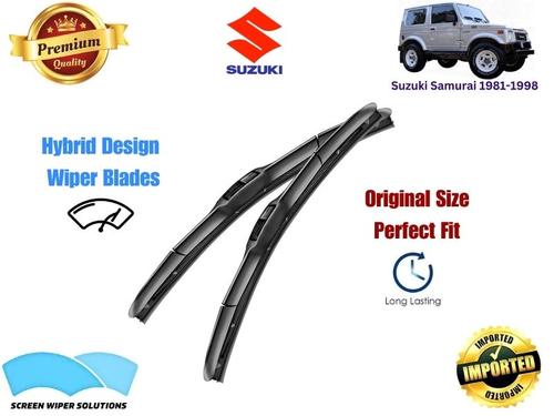 Suzuki Samurai 1981-1998 Aero Design Soft Wiper Blade set - Premium Quality Suzuki Samurai 1981-1998 Aero Design Soft Wiper Blade set - Premium Quality