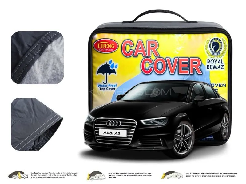 Audi A3 Double Coat PVC With Cotton Car Cover Image-1