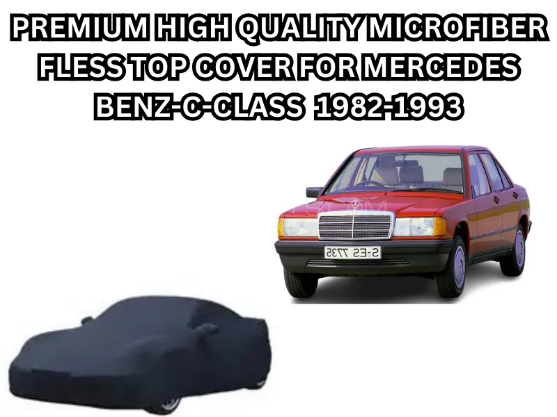 Premium High-Quality Waterproof Microfiber Fleece Top Cover for Mercedes Benz C-Class 1982-1993 Image-1