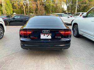 Audi A7 Sportback 50 Quattro
Executive Edition 
Manufacturing: 2014 
Model year: 2015 on all papers
Mileage: 35,900 km
Reg: Karachi 

*Sunroof 
*Power Spoiler
*Bose Sound System 
*Leather Electric Seats
*Memory Seats
*Power Boot
*Matrix LED Lights

Calling and Visiting Hours

Monday to Saturday

11:00 AM to 7:00 PM