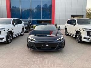 Audi etron GT 
Model: 2022 
Mileage: 4,000 km 
Reg: 2022 khi 

*PPF Coated 
*Black with truffle brown interior
*Front sports pro seats
*Front ventilated seats
*Privacy glass (dark tinted windows) 
*Interior in Nappa leather/Dinamica microfibres
*Perforated leather with honeycomb stitch 
*Bang & Olufsen 3D sound system
*Adaptive air suspension 
*Decorative inserts in Matte Carbon Twill

Calling and Visiting Hours. 

Monday to Saturday

11:00 AM to 7:00 PM