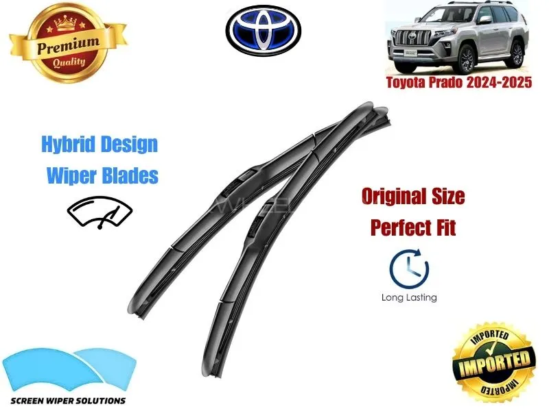 Toyota Prado 2024-2025 Aero Design Soft Wiper Blade set - Premium Quality Image-1