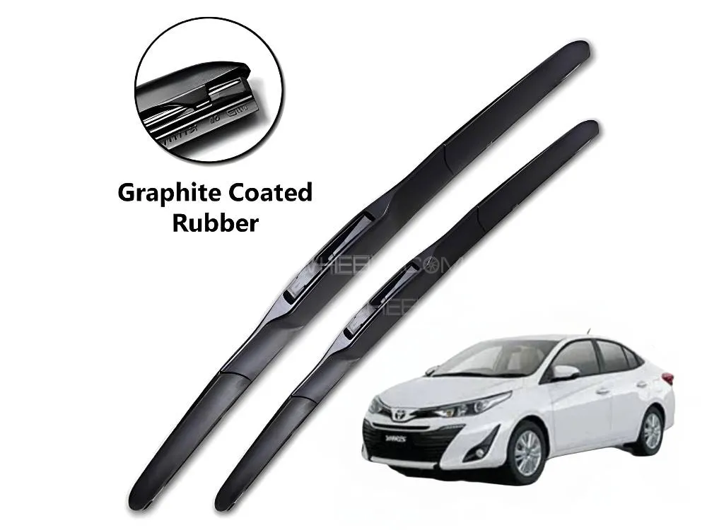 Toyota Yaris 2020-2025 Genuine OEM Hybrid Wiper Blades Pair -  Wind Wiper Pair For Yaris 2020-2025. Image-1