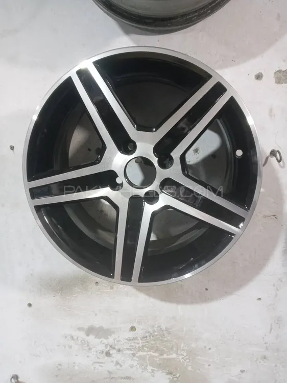 15inch japanies alloy rims four nuts100 pcd Image-1