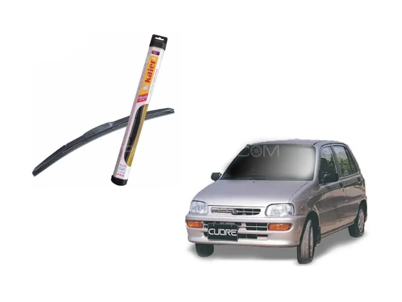 Kaier 100% Rubber Wiper Blades for Daihatsu Cuore | All-Weather Performance (Pair) Image-1