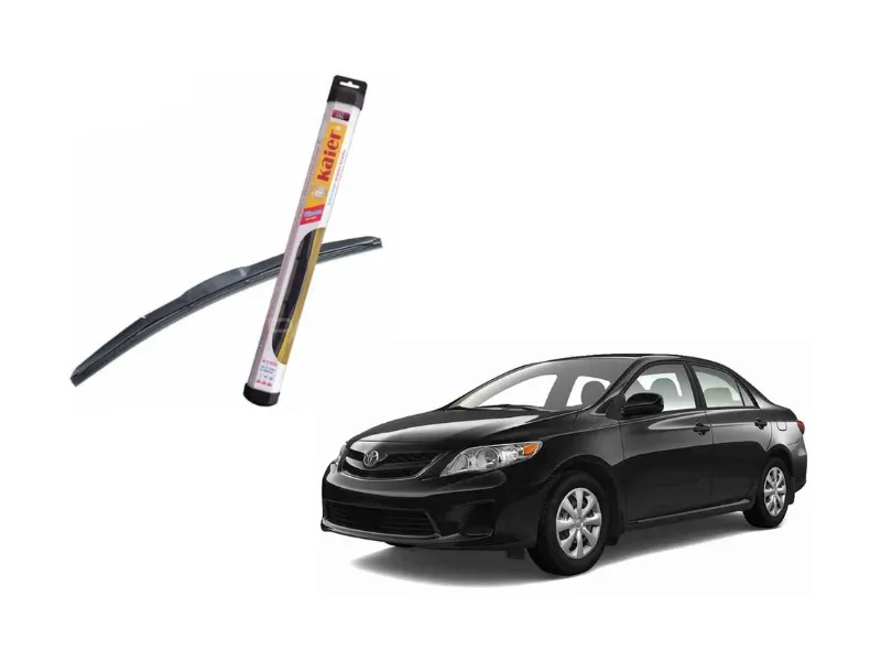Kaier 100% Rubber Wiper Blades for Toyota Corolla 2009–2014 | All-Weather Performance (Pair) Image-1