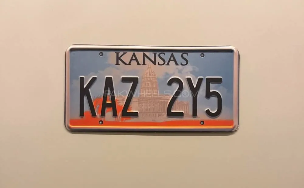 Kansas Metal Licence Plate Image-1