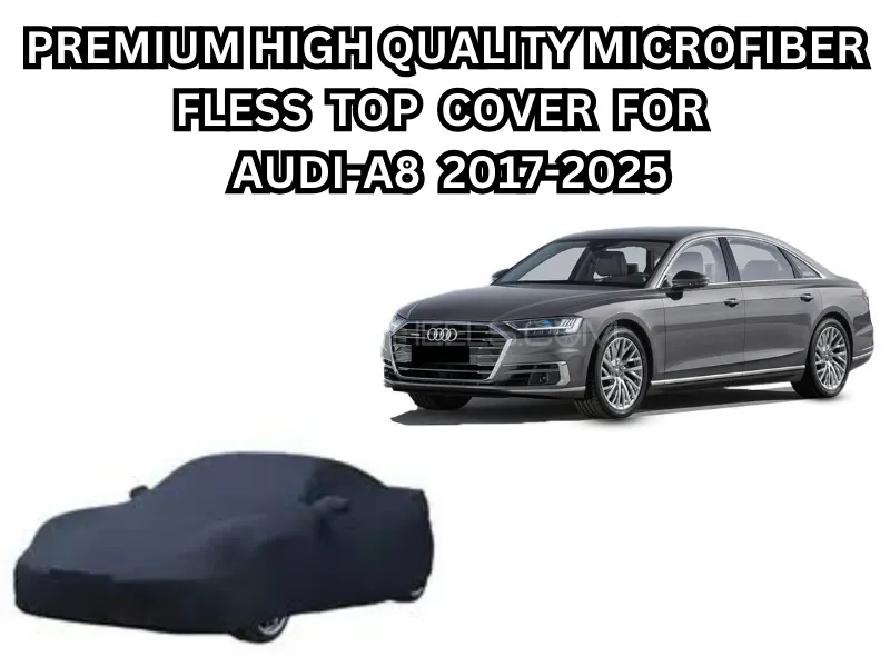 Premium High-Quality Microfiber Fleece Top Cover For Audi A8 (2017–2025) Image-1