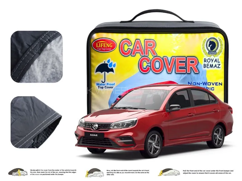 Protron Saga 2025 Double Coated PVC With Cotton Car Cover Image-1