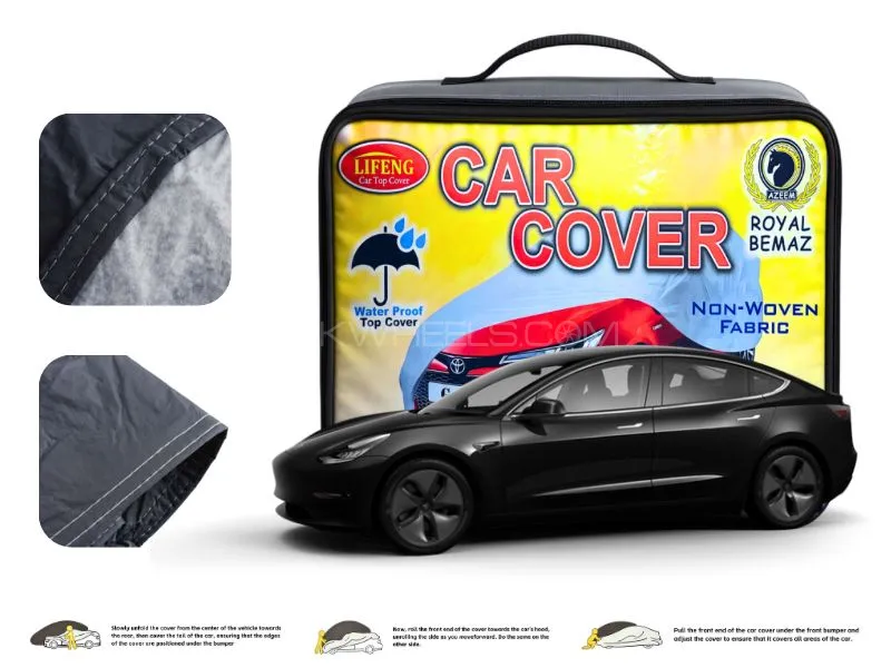Tesla Model Y Double Coated PVC With Cotton Car Cover Image-1
