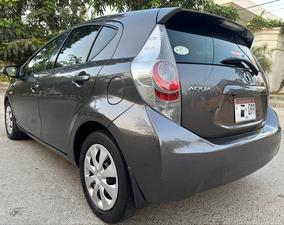TOYOTA AQUA S PUSH START MULTI PACKAGE TOP OF THE LINE (1500cc)
Model 2013 || Registered 2016 end
Gun metallic  Color
Beige Interior 
Only Half Fender Repainted Rest 100% Full Original Paint 
88,000 km driven
Push start 
Climate control A/c
Multi Steering
Original TV back camera
100% BATTERY AND ABS  
Interior is as crispy as new 
Extremely good condition 
Just like a brand new car
EXCHANGE POSSIBLE WITH ANY CAR
 
For inspection
Available at SUPREME CARS
Plot # 151/F,Under Imam heights,Shop no.1&2, Main Khalid Bin Walid Rd, Karachi, Sindh 75400

|  Premium Cars  |  Best Prices  |  Optimum Performance | 
#supremecarsgang