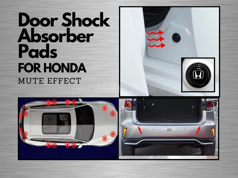 10 Pcs Door Shock Absorber Pads Buffer Bumper Pads Shock Absorption Sound Insulation Rubber Honda Image-1