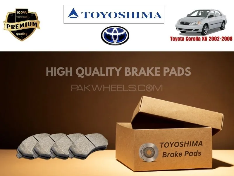 Toyota Corolla Xli 2008-2014 Toyoshima Front Brake Pads - High Quality Image-1