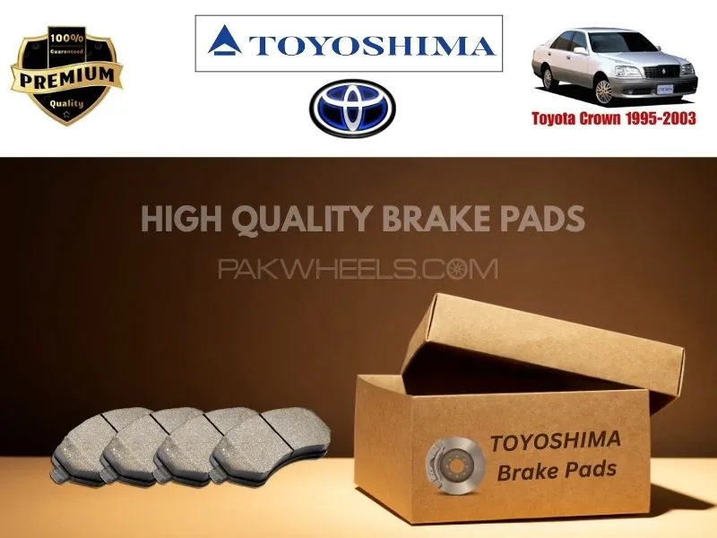 Toyota Crown 1999-2003 Toyoshima Front Brake Pads - High Quality Image-1