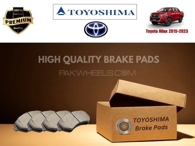 Toyota Hilux  2015-2023 Toyoshima Front Brake Pads - High Quality Image-1