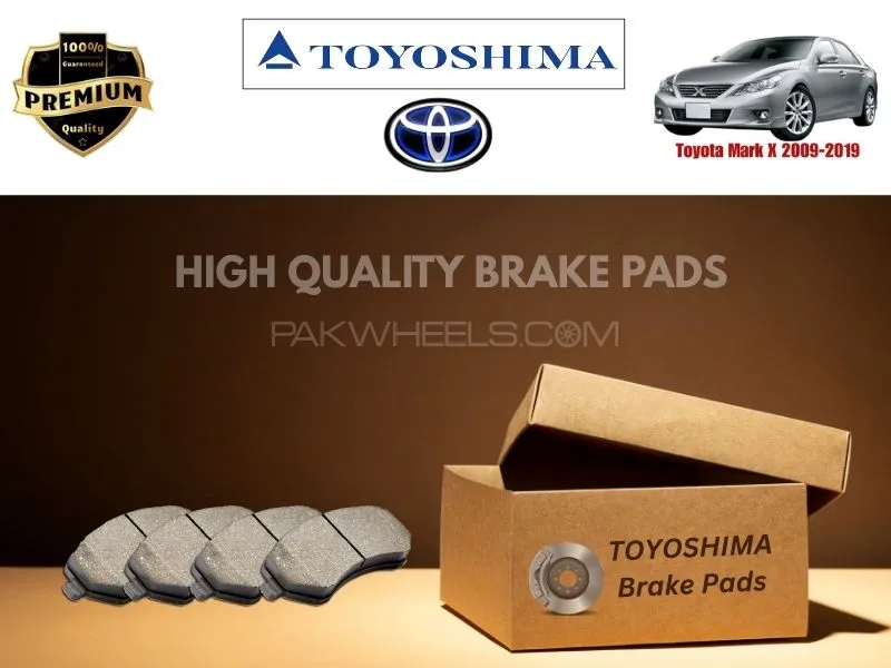 Toyota Mark X 2009-2019 Toyoshima Front Brake Pads - High Quality Image-1