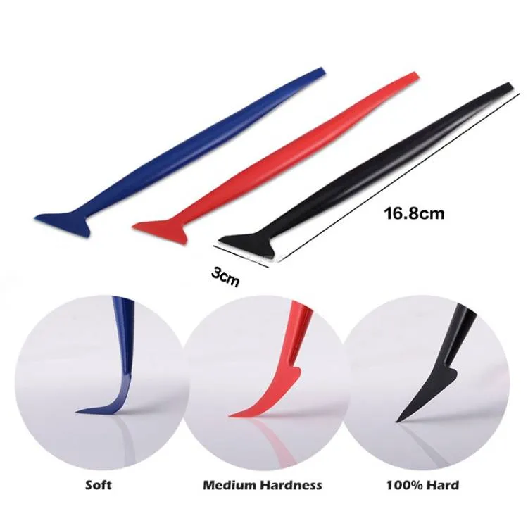 4pcs Car Window Tinting Installation Tool Edge Trimming Film Application Squeegee for Sun Film Color Image-1