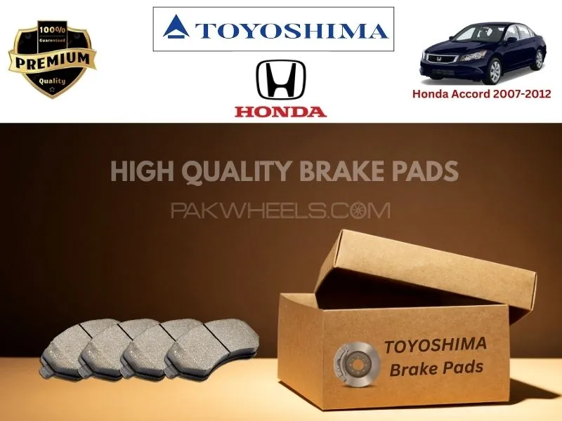Honda Accord 2007-2012 Toyoshima Front Brake Pads - High Quality Image-1