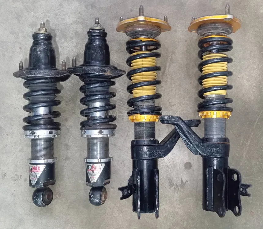 Honda CF Coilovers 4 way Adjustment hard & soft with camber Image-1